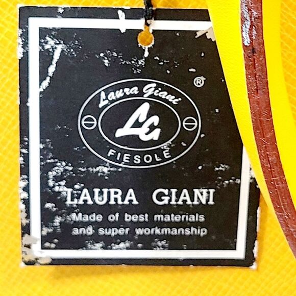 Laura Giani Leather Satchel - Picture 2 of 6